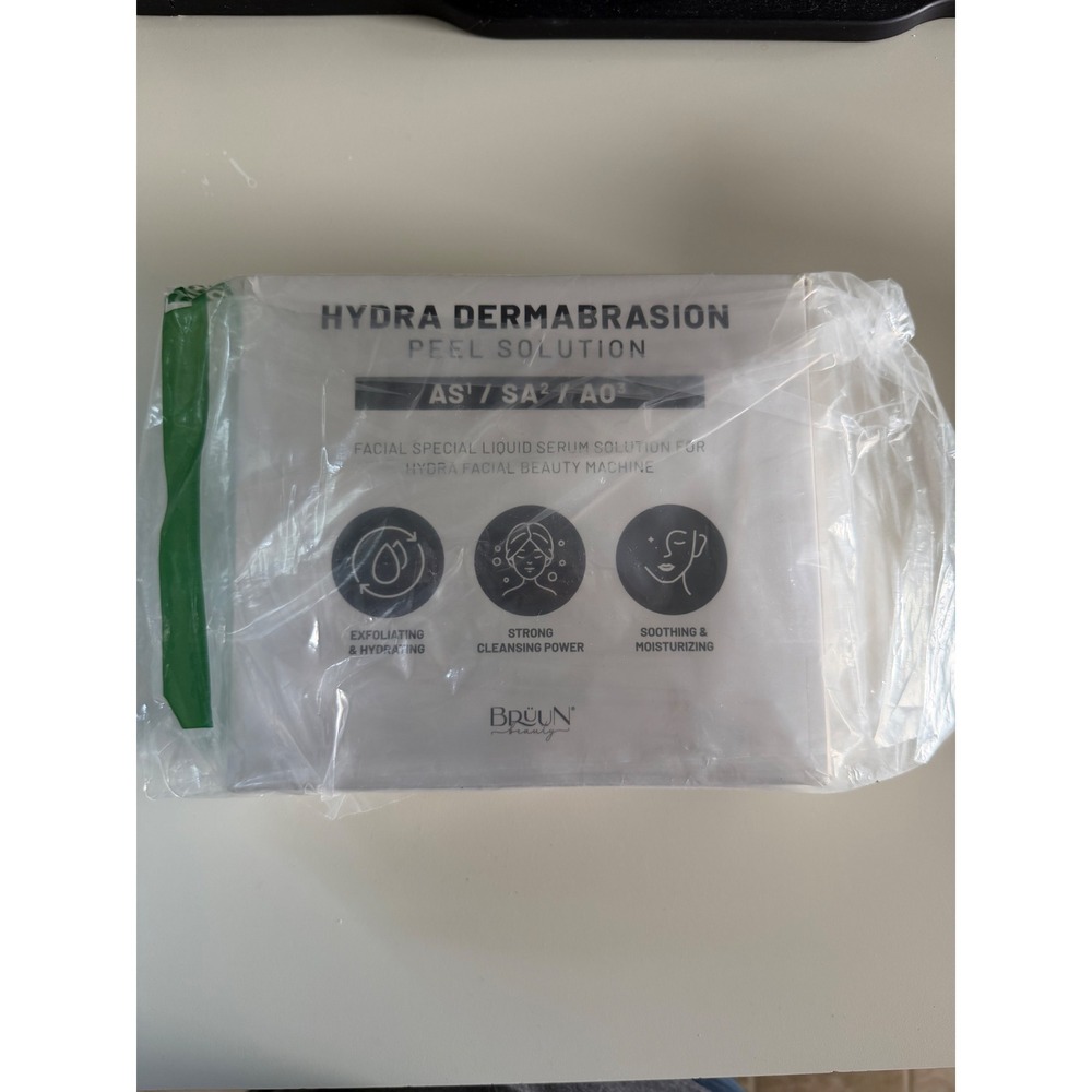 BRÜÜN Hydra‎ Dermabrasion Peel Solution 400ml White AS1 SA2 AO3 Serum Set - Picture 2 of 4